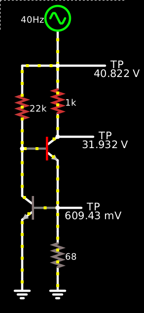 (constant-current source schematic)