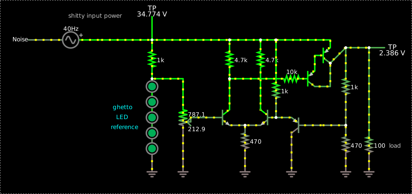 (ghetto linear regulator schematic)